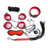 Generique Pack Bondage SM 10 pièces Rouge